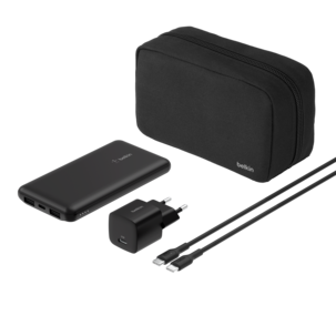 Belkin BoostCharge USB-C-laturi ja varavirtalähde, BU041kqBK