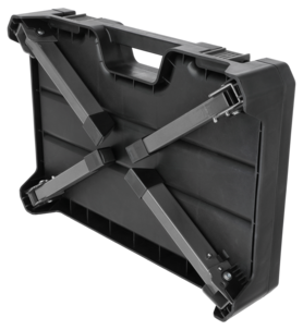 Pall med verktygslåda och hopfällbara ben, 23 cm