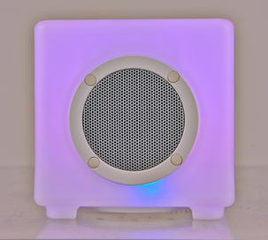 Högtalare med LED-belysning