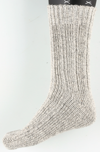 Raggsokker, melerte, 2 par