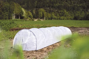 Nelson Garden tunneldrivhus fiberduk, 0,5 x 3 meter