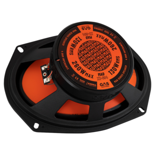 GAS Audio Power MAD X2-694 6x9 tum triaxialhögtalare 130 W RMS