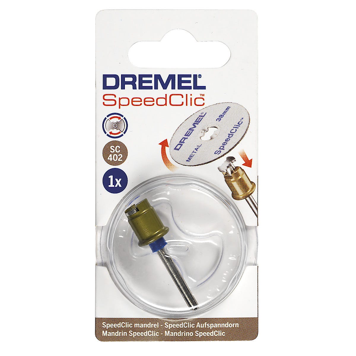Dremel SpeedClic SC402 spindel | Clas Ohlson