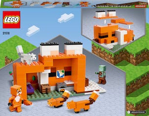 LEGO Minecraft Kettuhuvila 21178, yli 8-vuotiaille