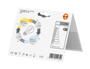 Klotlampa Active and  Relax Classic LED E14 Osram