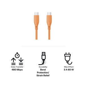 Laddkabel USB-C till USB-C, 1 m