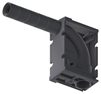 ElektroSkutt blocks rörböj 90 grader, 16 mm
