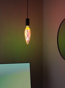 LED-lamppu E27 himmennettävä Rainbow, erittäin lämmin valkoinen, 248 mm