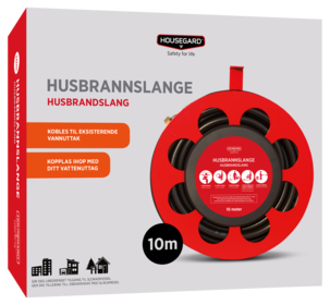 Housegard brandslang med 3/4-tumskoppling
