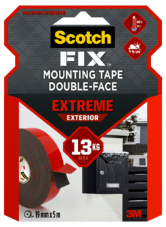 Scotch-Fix Extreme Exterior dobbeltsidig teip, 13 kg