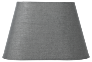 Northlight liten, oval lampeskjerm i stoff, 22 x 15 cm