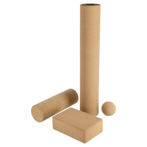 Capere massagerulle, yogarulle kork, 10 x 30 cm