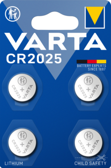 Varta CR2025 litiumbatteri, 4-pakning