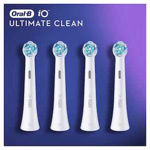 Oral-B iO Ultimate clean børstehode refill, 4-pakning