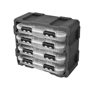 Säilytyslaatikot ja teline Cocraft FSS, 4 laatikkoa