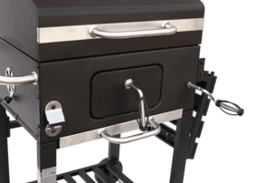 Landmann kolgrill med Modulus grillgaller och kolgrillvagn