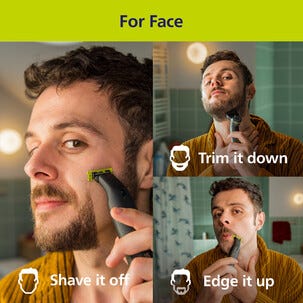 Philips OneBlade Pro Face+Body elektrisk barbermaskin QP6652/61