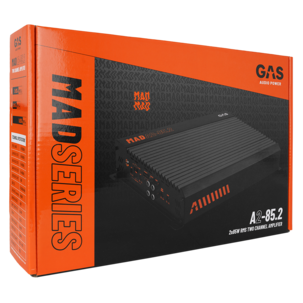 GAS Audio Power MAD A2-85.2 2-kanaligt slutsteg, 2x85W RMS