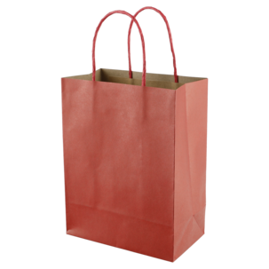 Gavepose kraftpapir 3 farger 6-pakning