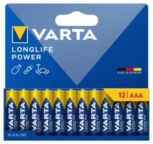 VARTA Longlife Power alkaliskt batteri, AAA/LR03