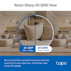 TP-Link Tapo C220 2K AI övervakningskamera inomhus
