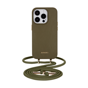 Anmiki Crossbody Phone Case iPhone 16 Pro Suojakuori ja olkahihna