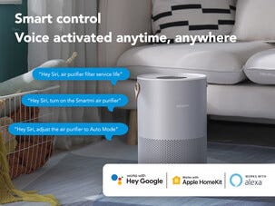 Smartmi P1 smart luftrenser med HEPA-filter, svart