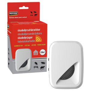 Pest-Stop elektrisk skadedyrjager for mus og edderkopper, innendørs