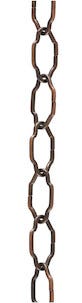 Dekorkedja av stål 2,5 m