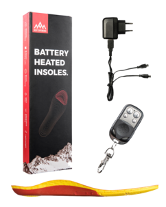 Varmesåler med batteri, dame og herre, 35–46, HeatX