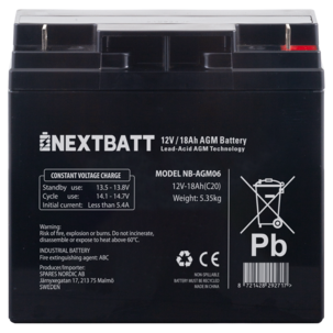 AGM-batteri 12 V