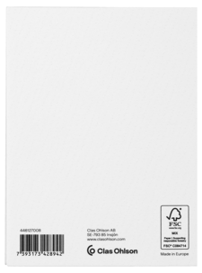 Grattiskort dubbelt med blank insida, 11 x 8 cm
