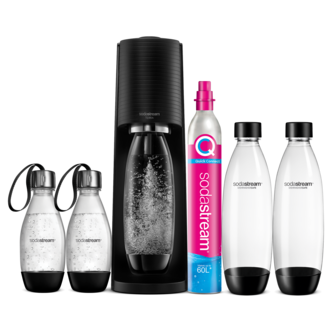 SodaStream Terra Quick Connect Gigapack kullsyremaskin, svart