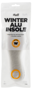 Isolerande iläggssulor aluminium/ull, klippbara, 1 par