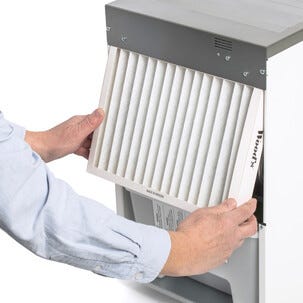 Wood's LD40 luftavfukter for kjeller og vaskerom, 100 m2