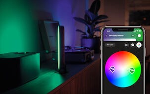 Philips Hue WCA Play Light Bar lysskinne, svart