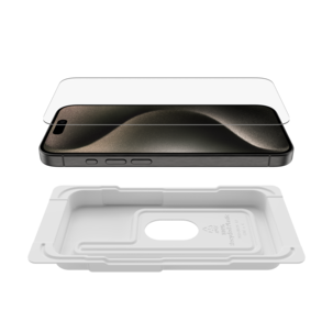 Skjermbeskyttelse til iPhone 15 Pro, Belkin ScreenForce UltraGlass 2