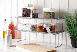 Hylly Space Saver, metallia