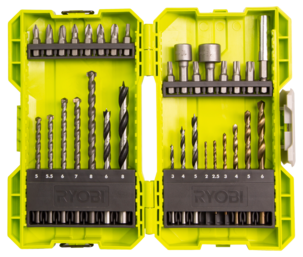 Ryobi bor- og bitssett 32 deler RAK32DDMIX