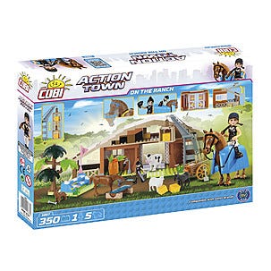 Cobi byggeklosser, stall