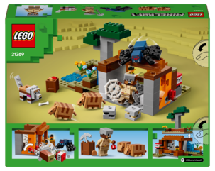 LEGO Minecraft Ekspedisjonen til beltedyrgruven 21269, fra 8 år
