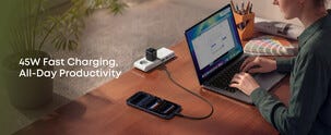 Anker Nano Smart Display USB-C-lader, 45 W