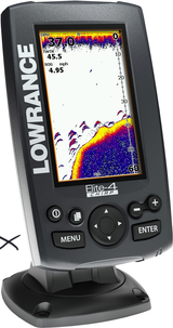 Ekolod/plotter Lowrance Elite-4 CHIRP