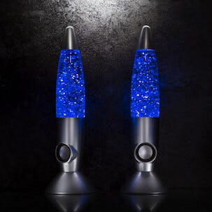 Kaiutin ja glittervalaisin