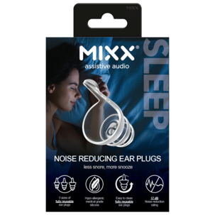 Mixx Sleep Korvatulpat nukkumiseen, 17 dB