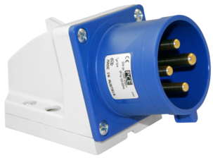 Vegginntak, 3-fase IP44