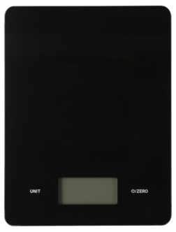 Digital kjøkkenvekt med glassplate, opptil 5 kg