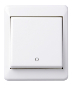 Elko RS påvegg strømbryter 2-pol, IP21, Nordic renhvit.