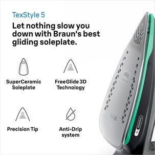 Braun TexStyle 5 dampstrykejern, 2700 W