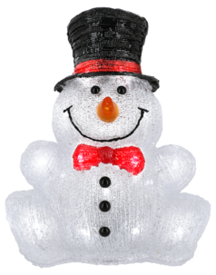 Northlight LED-snømann, utendørsbelysning, 30,5 cm